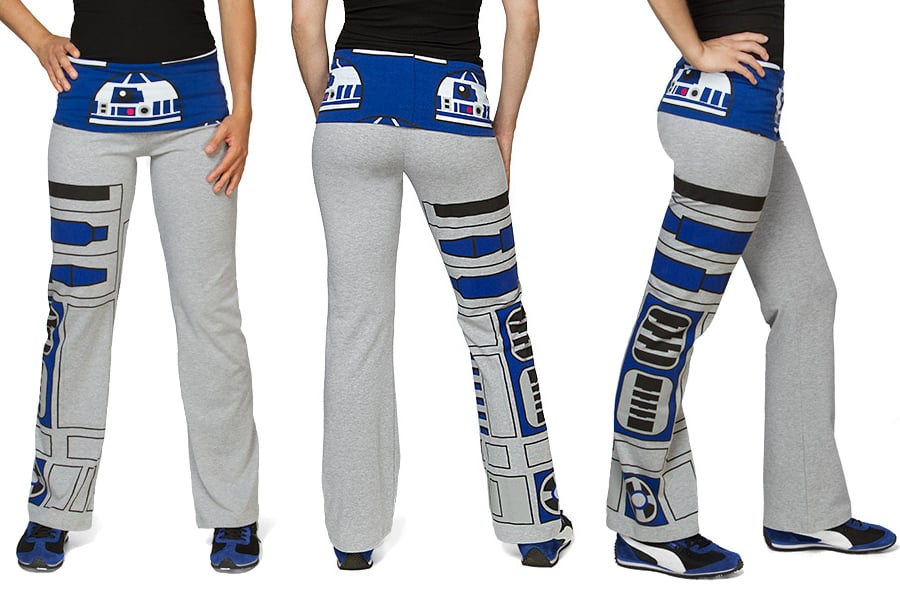 星際大戰R2-D2 女性瑜珈褲+188
