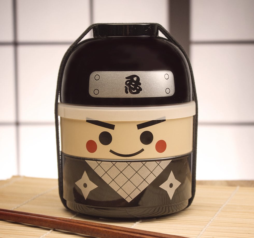 可愛又傳統－日本傳統武士小木偶便當盒+184
