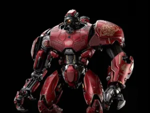 開天工作室 重機形 環太平洋 暴風赤紅 HMC001 合金可動模型 正面全身展示
