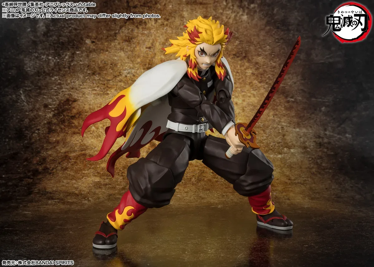 S.H.Figuarts《鬼滅之刃》煉獄杏壽郎 可動公仔確定於 2027年5月發售!五款替換表情重現大哥英姿 細節特寫