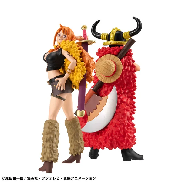 MegaHouse《航海王》WALLSTAR 娜美(艾爾巴夫篇)泡殼包裝直接掛牆展示 細節特寫