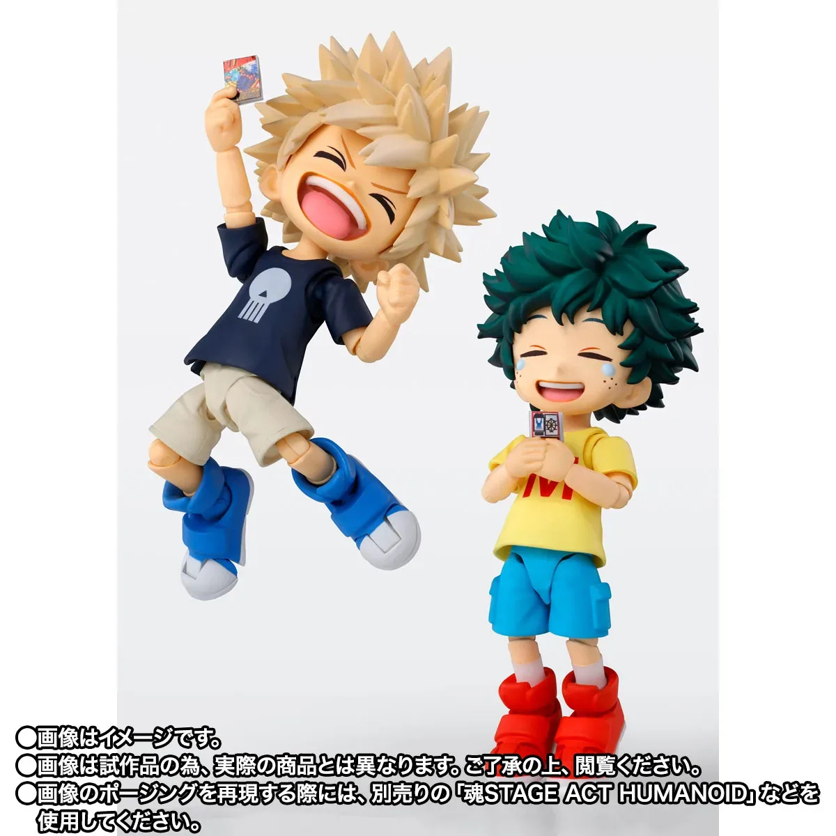 童年羈絆重現！S.H.Figuarts《我的英雄學院》綠谷出久＆爆豪勝己幼少期雙人套組登場 細節特寫