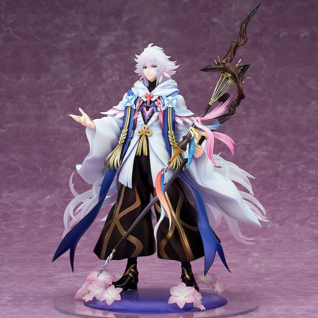 ALTER《Fate/Grand Order》Caster 梅林 1/8 比例塗裝完成品:花之魔術師完全評測 細節特寫