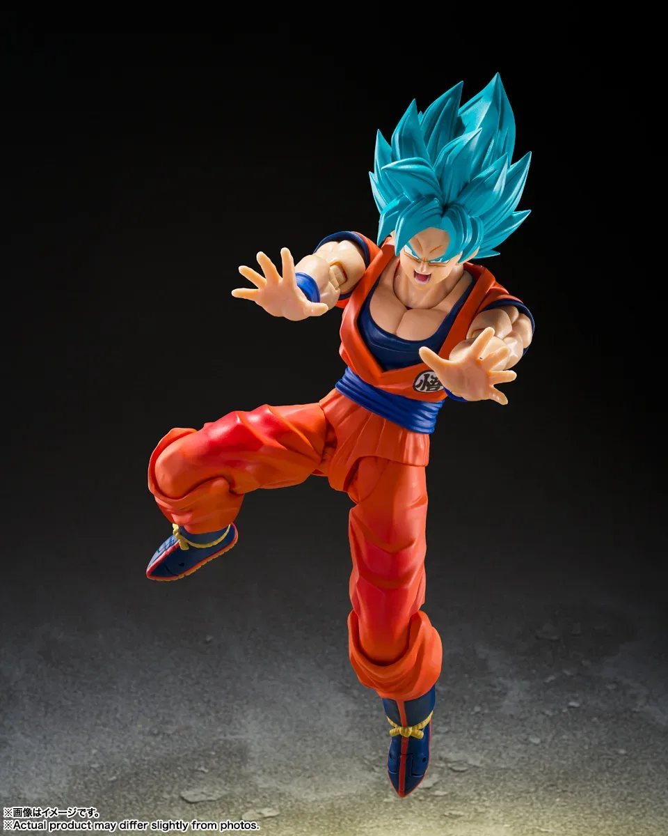 S.H.Figuarts《七龍珠超》超賽神超賽孫悟空〈超越極限的蒼藍之力〉開放預購!經典超藍造型2027年4月出貨 細節特寫