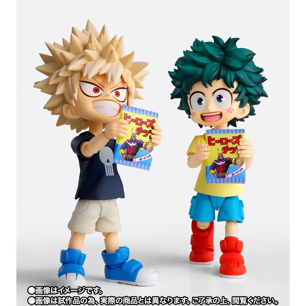 童年羈絆重現！S.H.Figuarts《我的英雄學院》綠谷出久＆爆豪勝己幼少期雙人套組登場 細節特寫