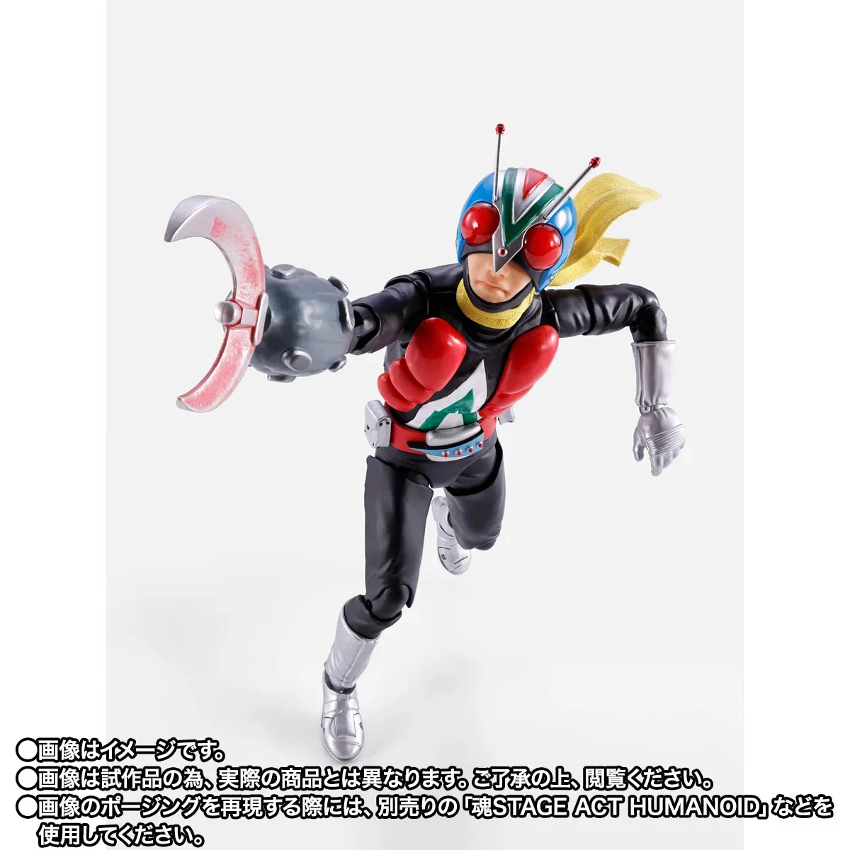 重現假面騎士4號英姿！S.H.Figuarts 真骨彫製法《假面騎士V3》騎士人 榮光之昭和騎士版 登場 細節特寫