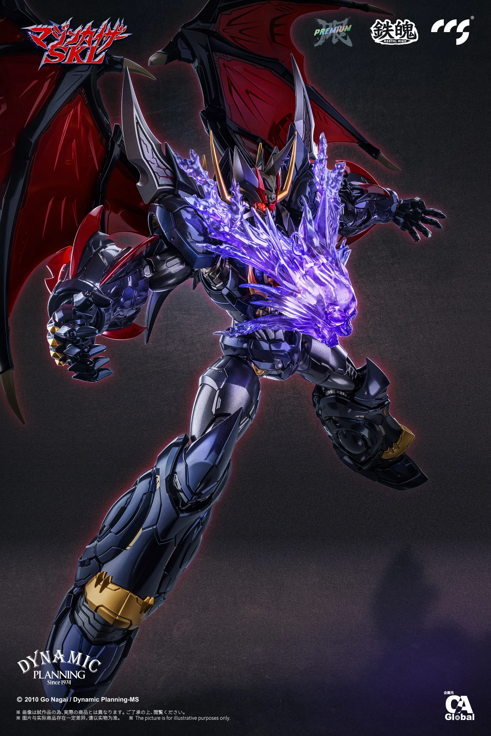 CCSTOYS 鐵魄《魔神皇帝 G》魔神凱撒 SKL(Mazinkaiser SKL)合金可動模型:旗艦工藝完全評測 細節特寫