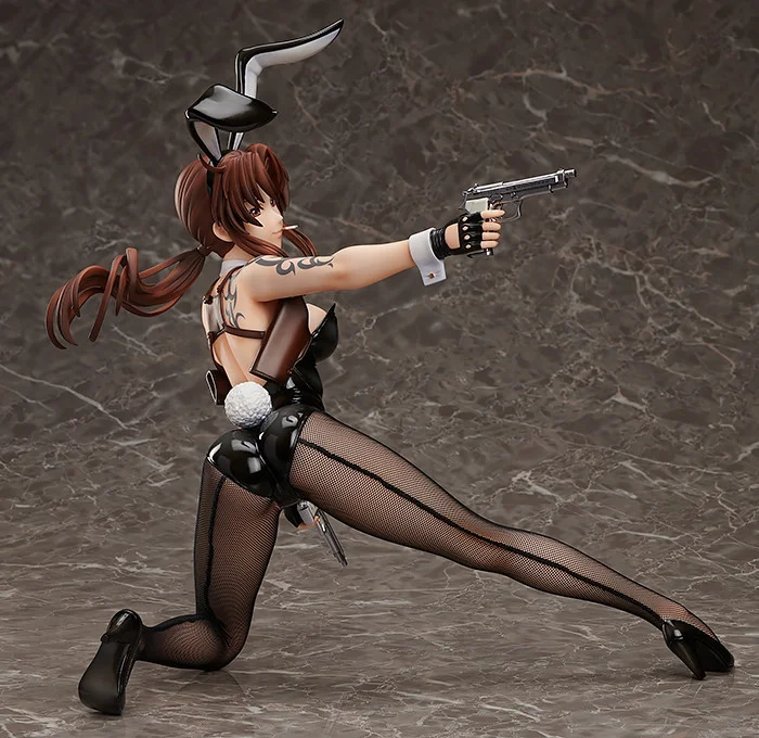 FREEing B-Style《黑礁 BLACK LAGOON》蕾薇 1/4 兔女郎公仔 細節展示特寫 (4)