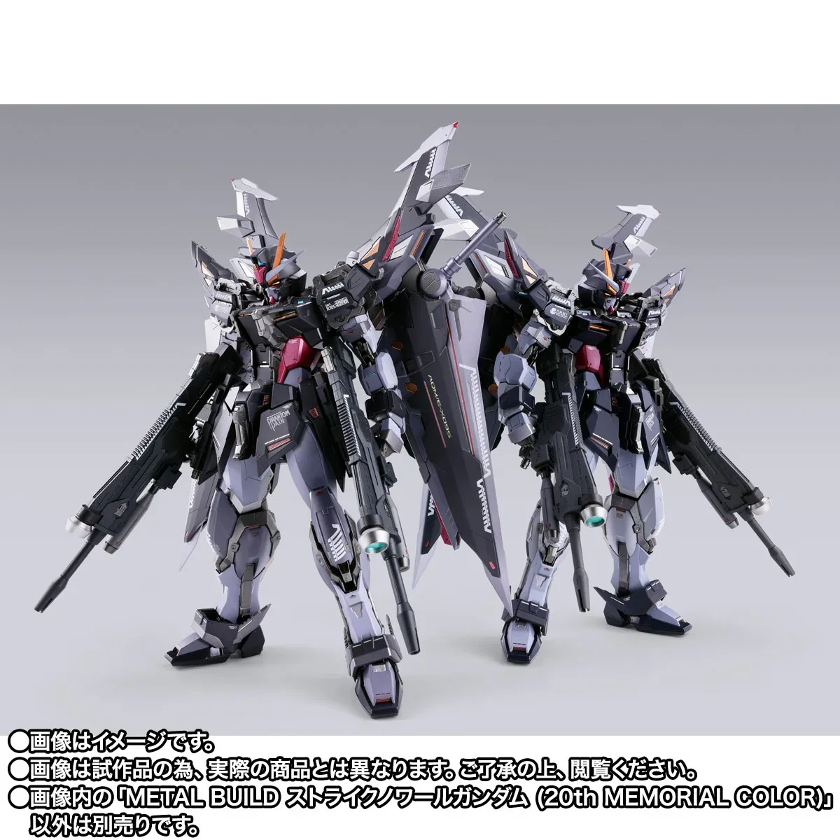 METAL BUILD《機動戰士鋼彈SEED C.E.73 -STARGAZER-》漆黑攻擊鋼彈 20 週年紀念配色合金可動模型登場 細節特寫