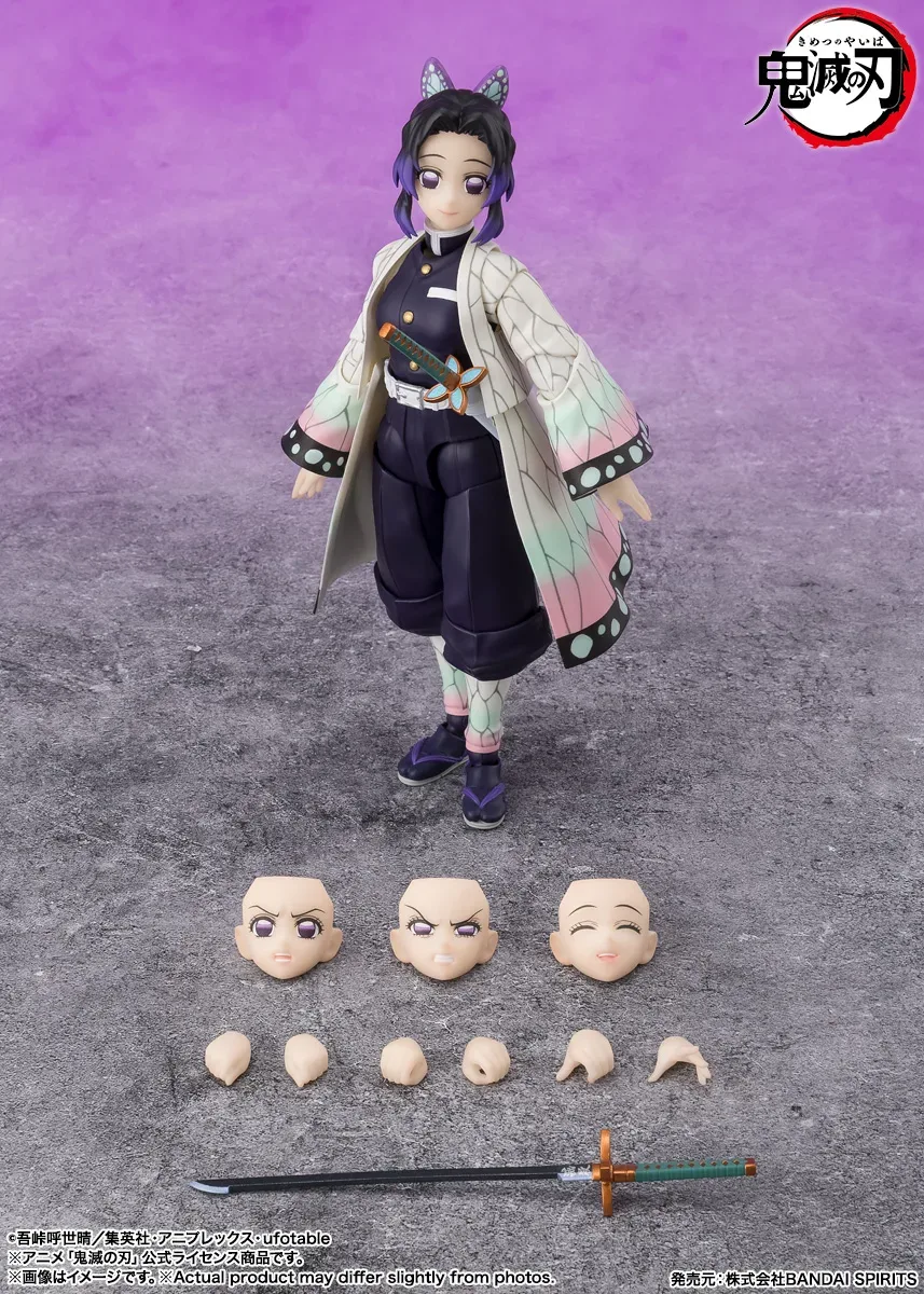 BANDAI SPIRITS《鬼滅之刃》S.H.Figuarts「胡蝶忍」可動公仔再次登場!經典羽織造型與專屬日輪刀重現 細節特寫