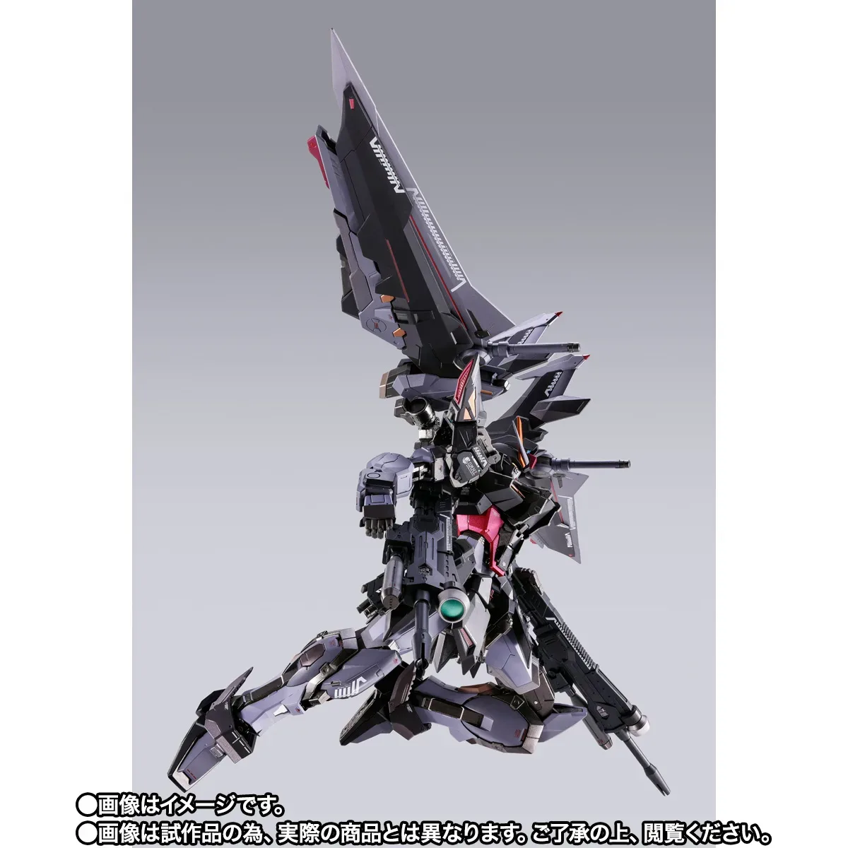 METAL BUILD《機動戰士鋼彈SEED C.E.73 -STARGAZER-》漆黑攻擊鋼彈 20 週年紀念配色合金可動模型登場 細節特寫