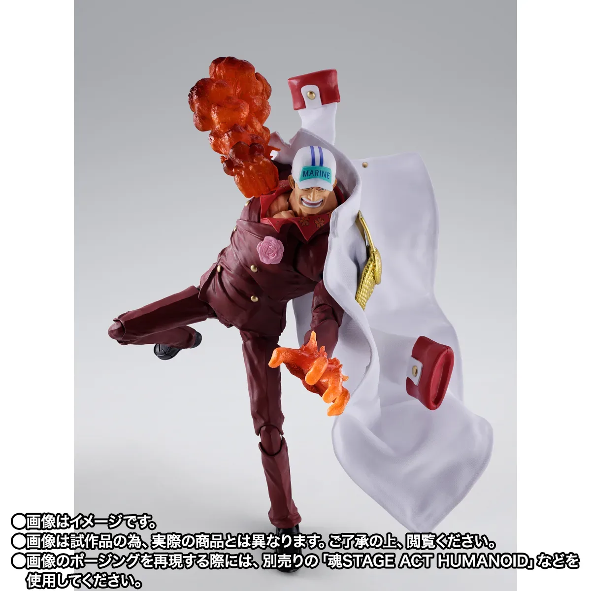 S.H.Figuarts 航海王 頂上決戰「赤犬」盃登場：附岩漿特效與名場面連動配件 細節特寫