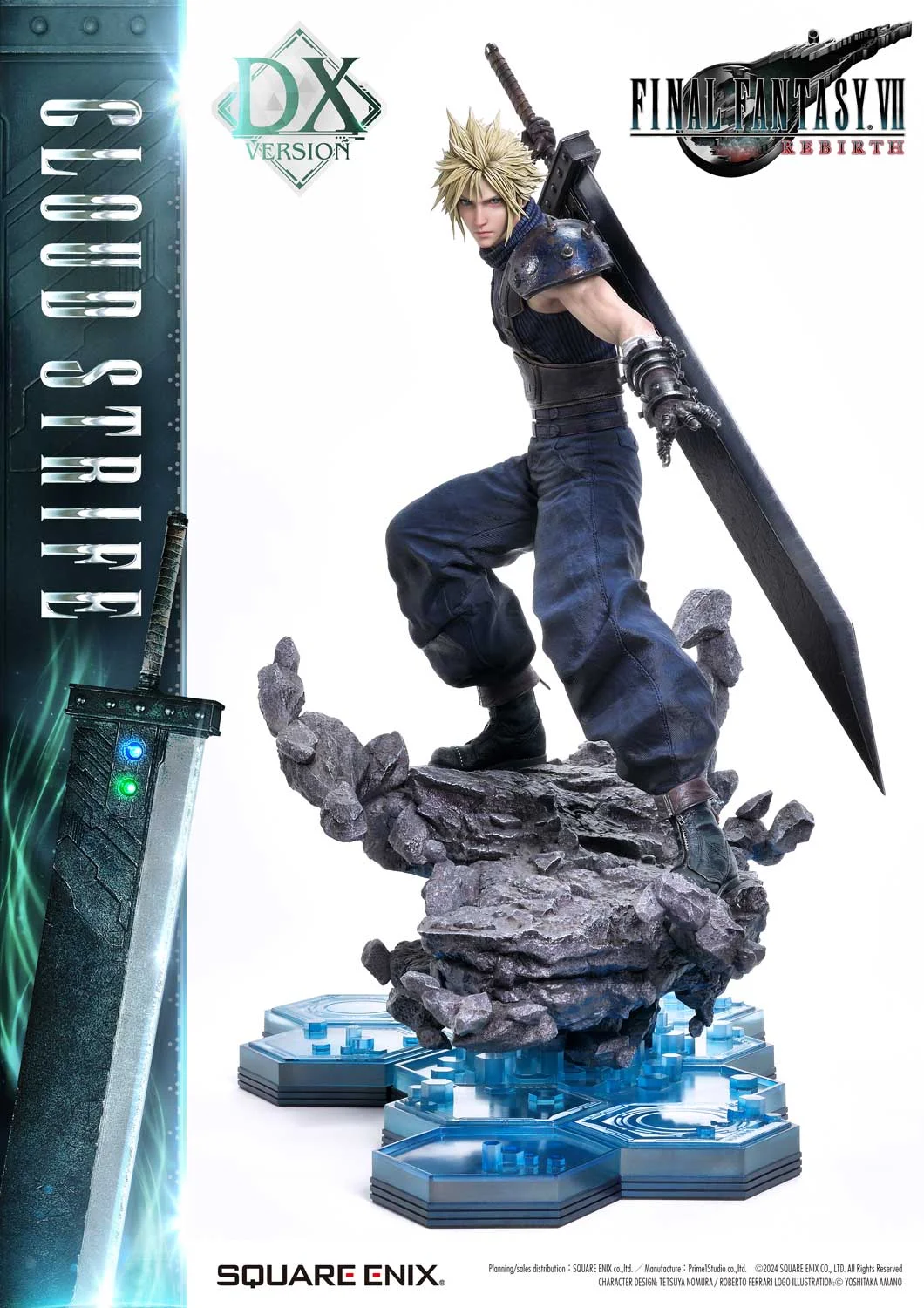 SQUARE ENIX MASTERLINE《Final Fantasy VII Rebirth》克勞德·史特萊夫 1/4 豪華旗艦雕像 細節展示 (8)