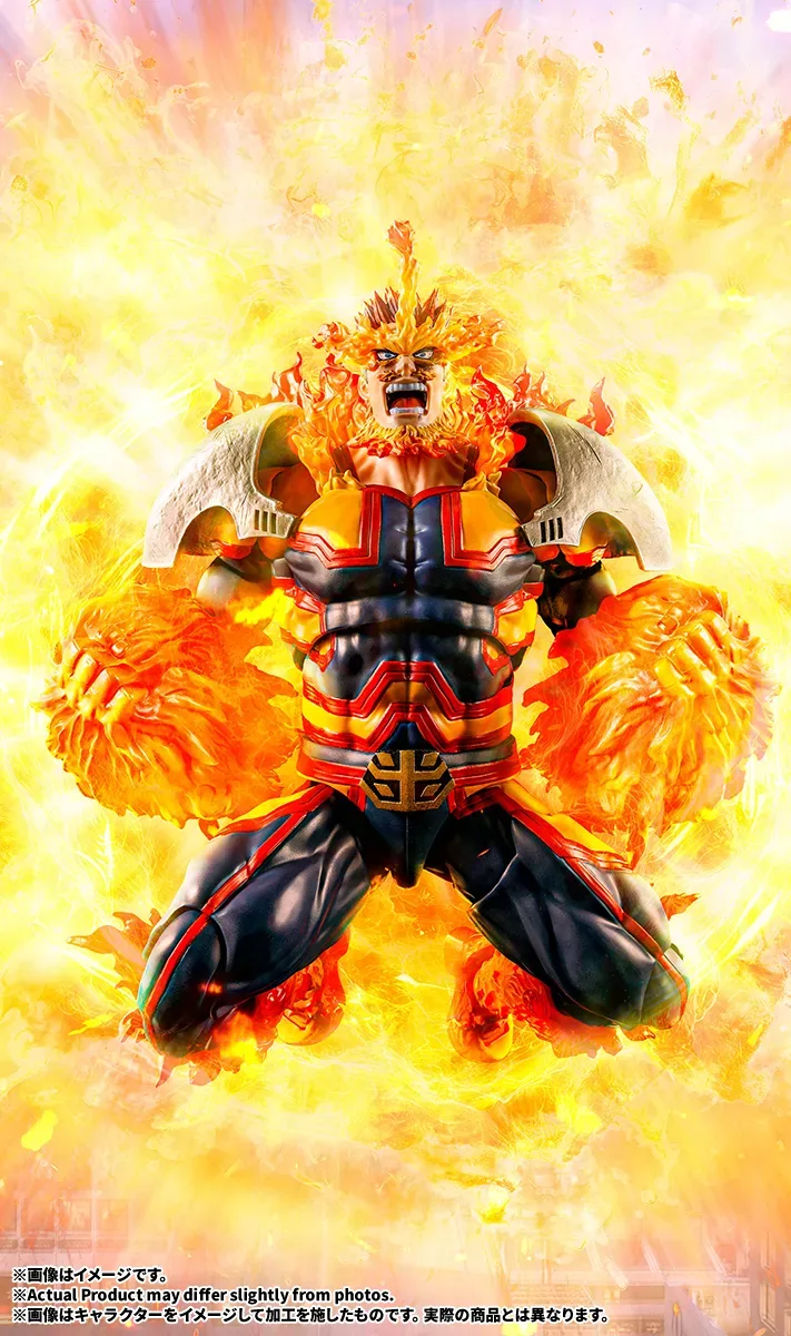 《我的英雄學院》No.1 英雄霸氣降臨!萬代 S.H.Figuarts「奮進人」可動公仔 魁梧體魄與燃燒特效震撼登場 細節特寫