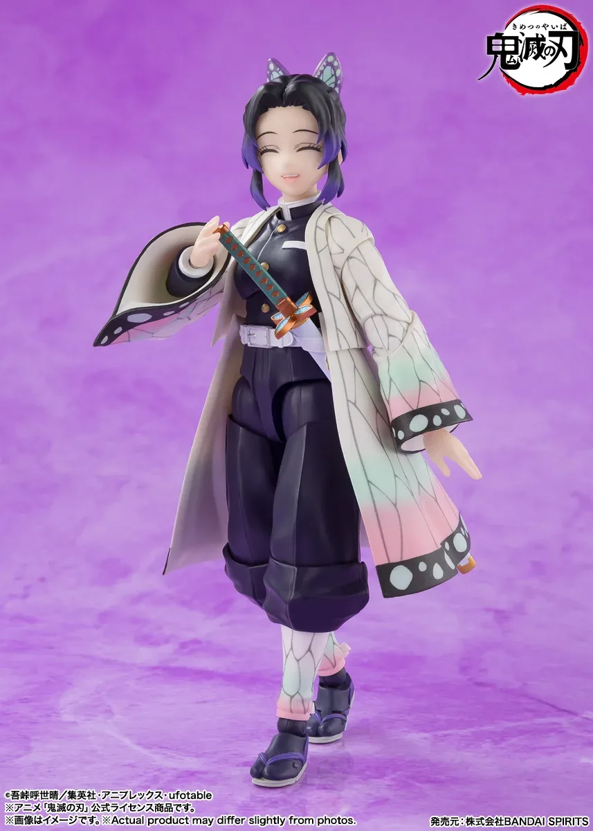 BANDAI SPIRITS《鬼滅之刃》S.H.Figuarts「胡蝶忍」可動公仔再次登場!經典羽織造型與專屬日輪刀重現 細節特寫