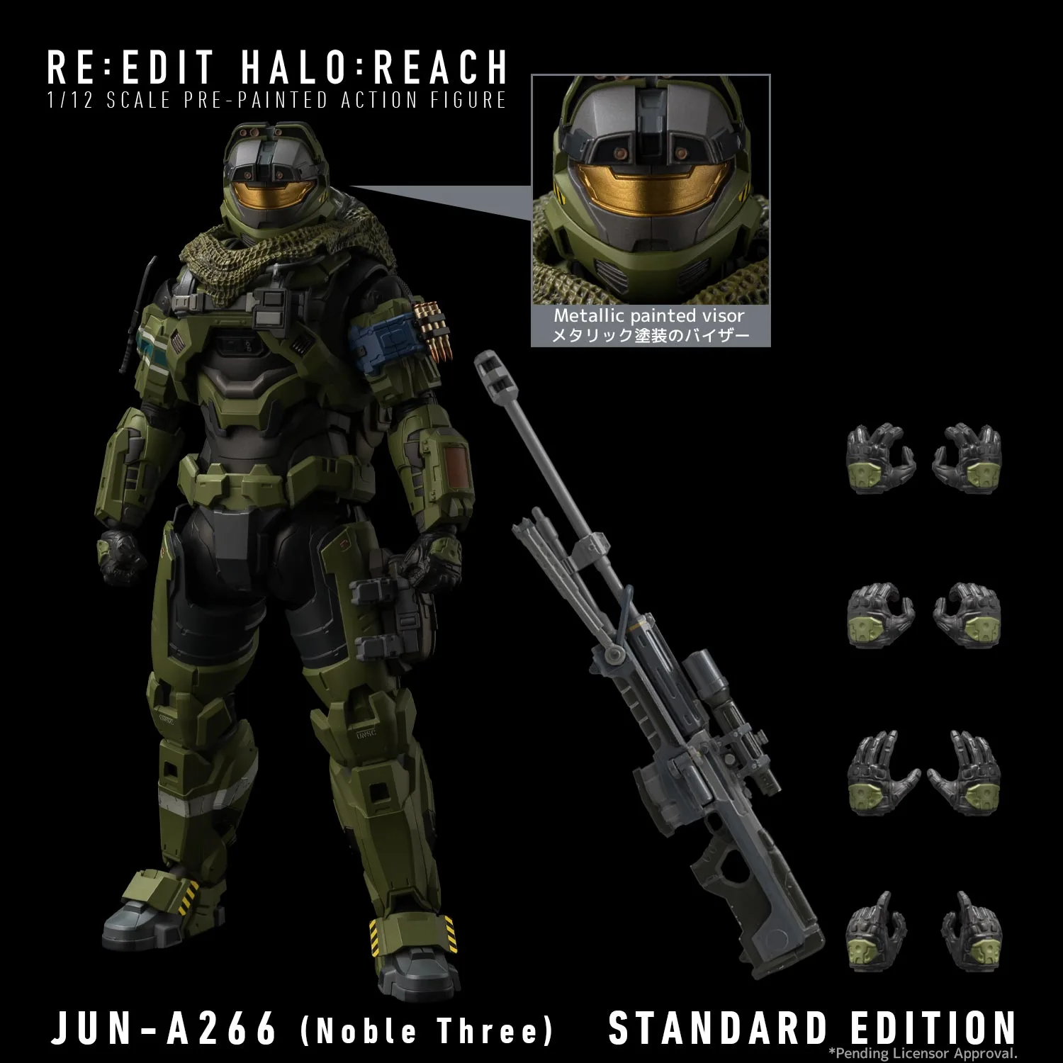 千值練 1/12 HALO 貴族小隊狙擊手 Jun:千里封喉旗艦評測 展示照