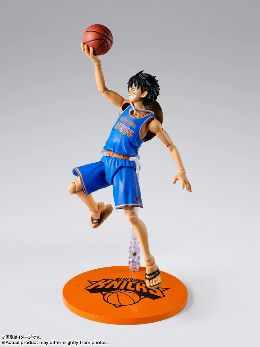 紐約尼克隊球衣魯夫開打！S.H.Figuarts《航海王》跨界聯名可動公仔 2026年10月24日正式發售 細節特寫