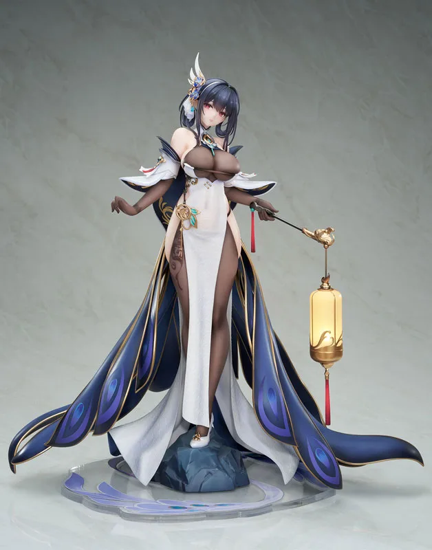 APEX-TOYS《碧藍航線》鎮海・奇響華殿 1/7 比例公仔(含屏風茶室地台):旗艦工藝完全評測 細節特寫