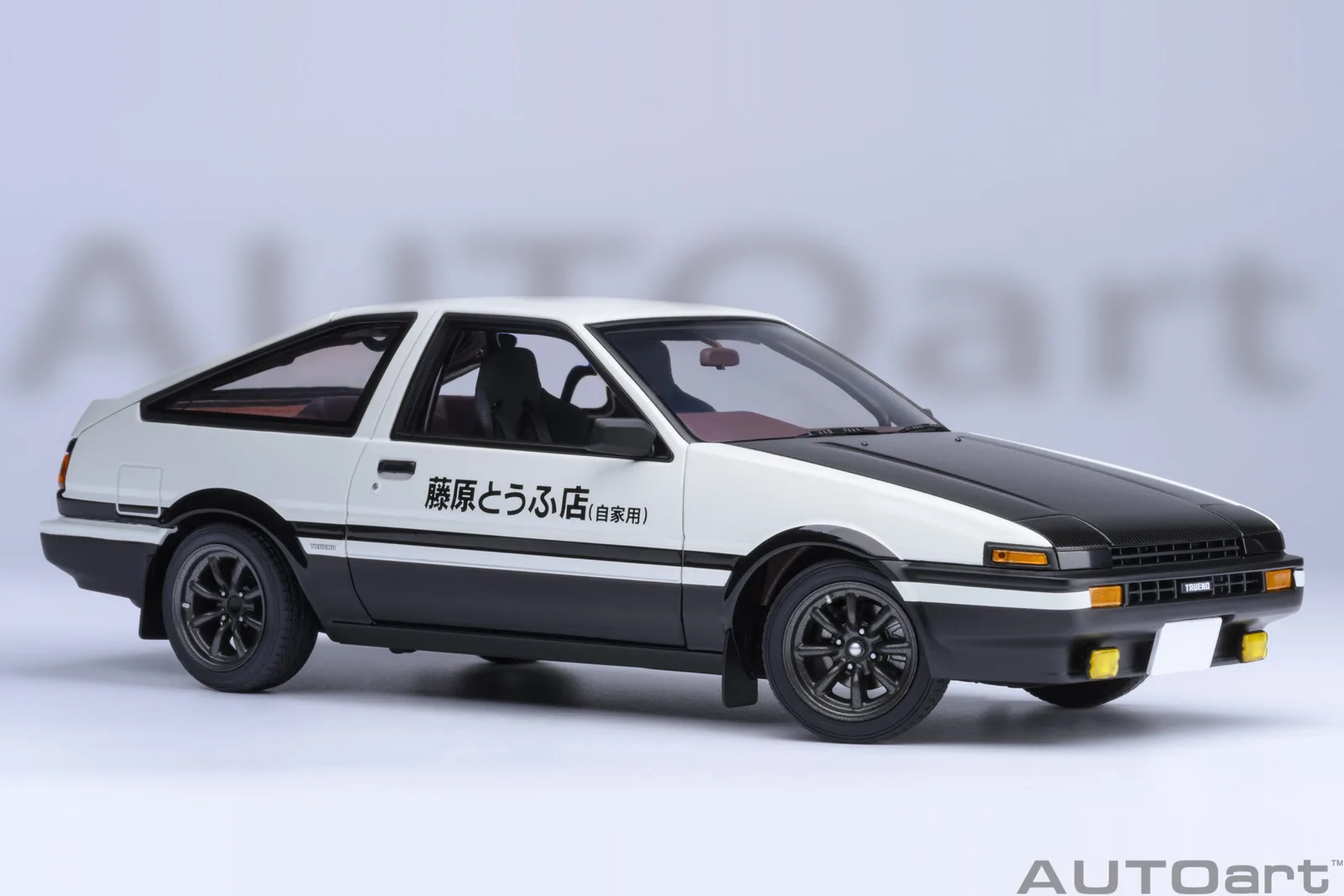 AUTOart 1/18《頭文字D》豐田 AE86 Project D 最終版 30週年紀念全開車模 細節特寫