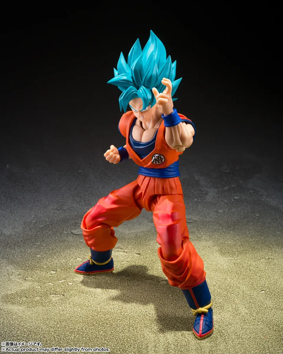S.H.Figuarts《七龍珠超》超賽神超賽孫悟空〈超越極限的蒼藍之力〉開放預購!經典超藍造型2027年4月出貨 細節特寫