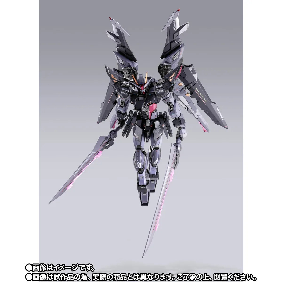 METAL BUILD《機動戰士鋼彈SEED C.E.73 -STARGAZER-》漆黑攻擊鋼彈 20 週年紀念配色合金可動模型登場 細節特寫