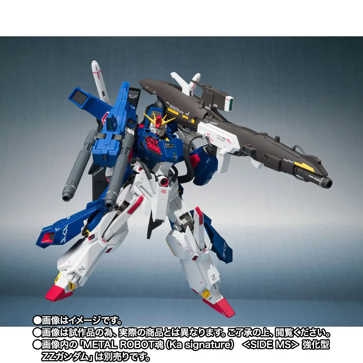 METAL ROBOT魂 Ka signature 強化型ZZ鋼彈全裝甲配件組！重現超絕巨型加農砲重武裝型態 細節特寫