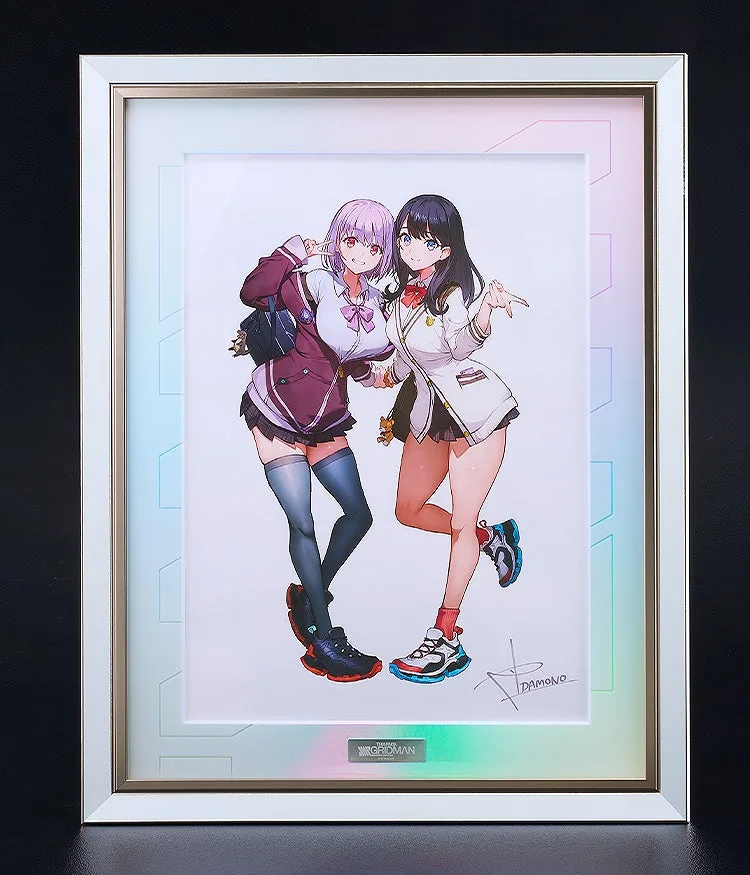 Good Smile Company《SSSS.GRIDMAN》寶多六花＆新條茜 feat. Toridamono 複製原畫 質感裝框優雅登場 官方商品照