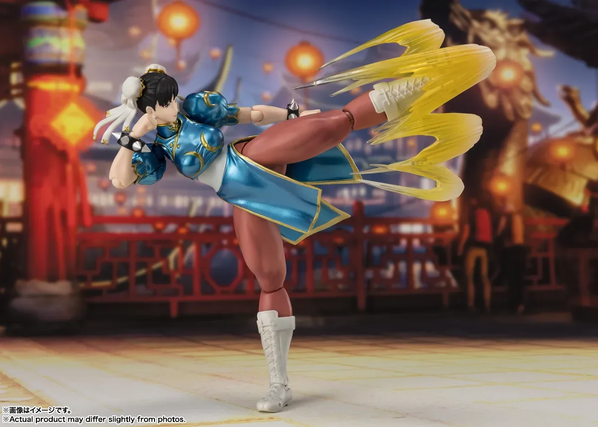 經典藍旗袍再現!BANDAI SPIRITS《快打旋風》S.H.Figuarts 春麗 -Outfit 2- 開放預購 細節特寫
