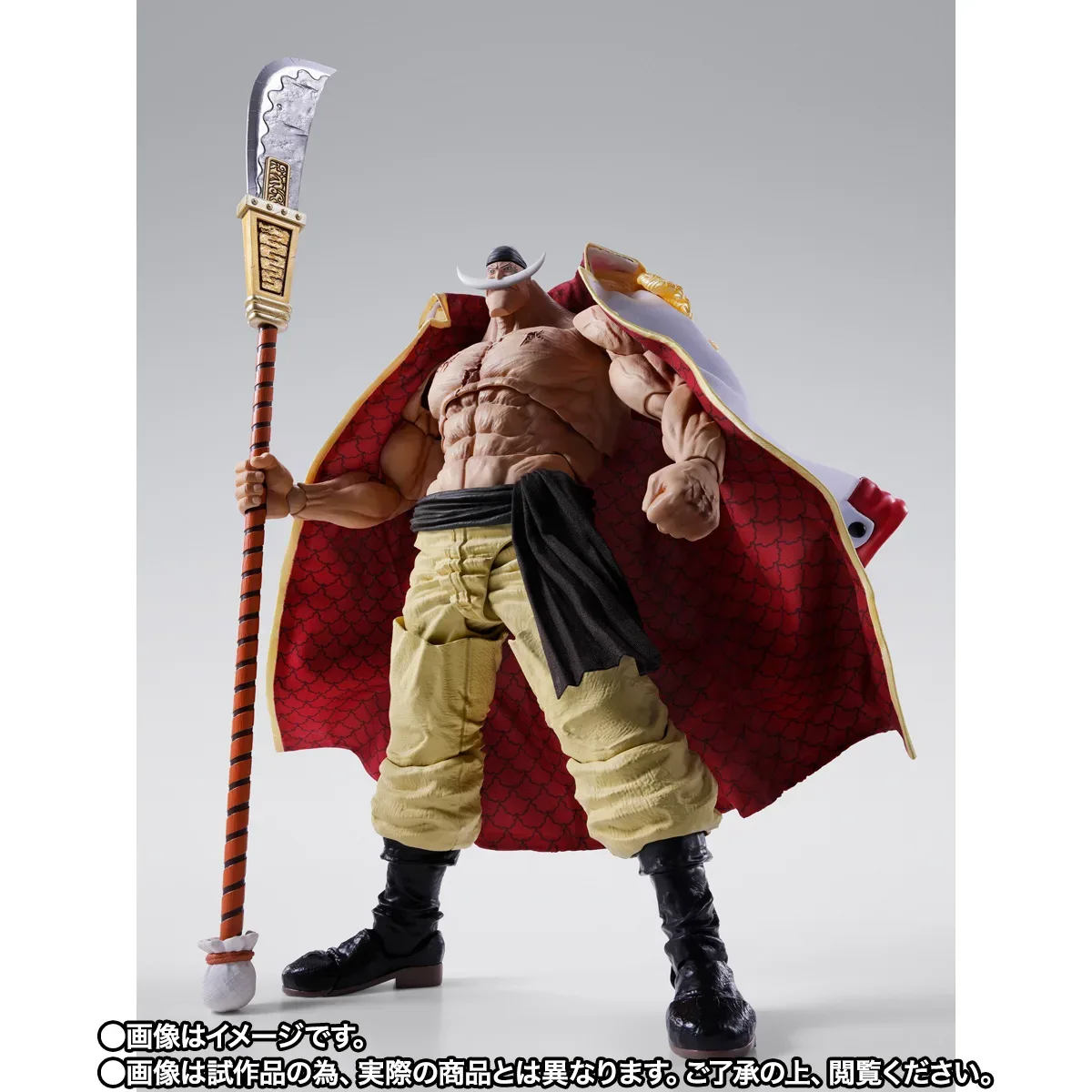 S.H.Figuarts《航海王》艾德華·紐蓋特(白鬍子)頂點之戰版強勢出擊 24.5公分魄力巨軀搭配布製大衣與震震果實特效手首 細節特寫