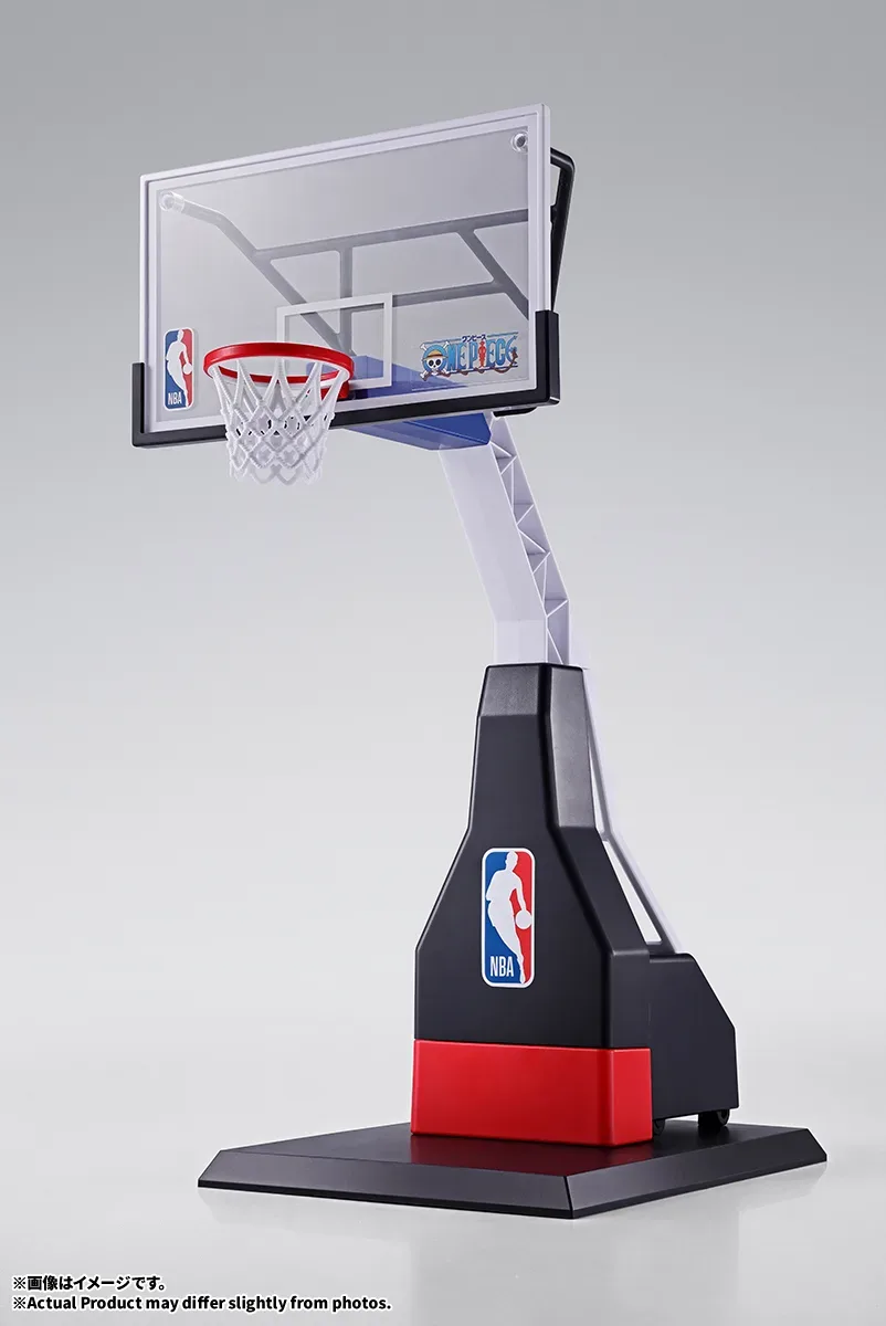 S.H.Figuarts《航海王》× NBA 聯名籃球架組正式發售！28.5公分熱血球場配件開箱準備 細節特寫