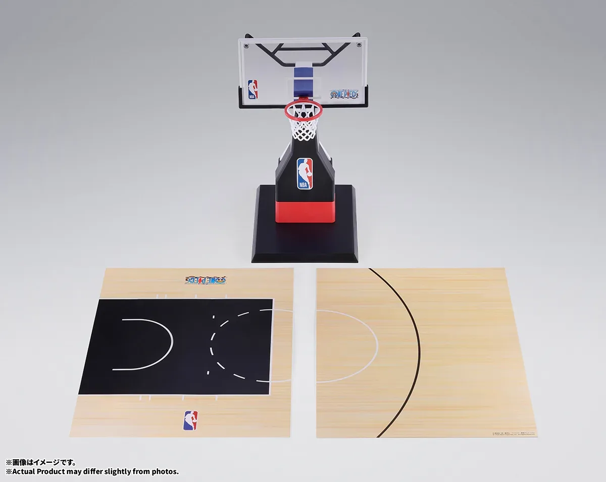 S.H.Figuarts《航海王》× NBA 聯名籃球架組正式發售！28.5公分熱血球場配件開箱準備 細節特寫