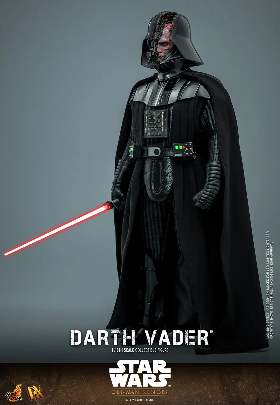 Hot Toys《星際大戰:歐比王·肯諾比》達斯·維達 豪華版 1/6 可動人偶:旗艦工藝完全評測 細節特寫