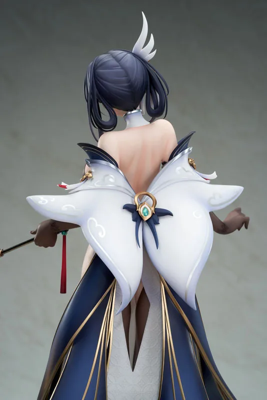 APEX-TOYS《碧藍航線》鎮海・奇響華殿 1/7 比例公仔(含屏風茶室地台):旗艦工藝完全評測 細節特寫