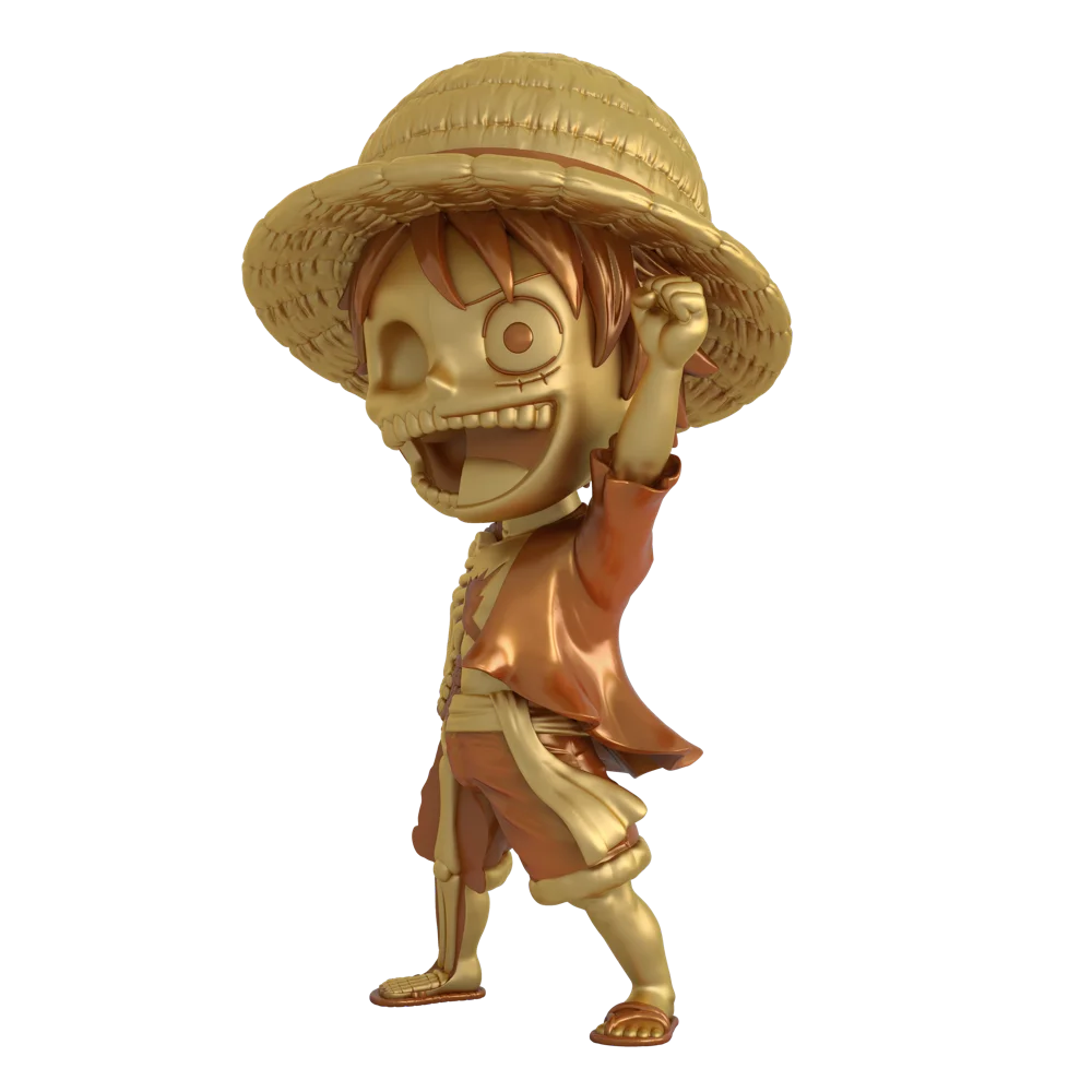 Mighty Jaxx 4D XXRAY《航海王》魯夫 半剖藝術公仔 展示 (2)