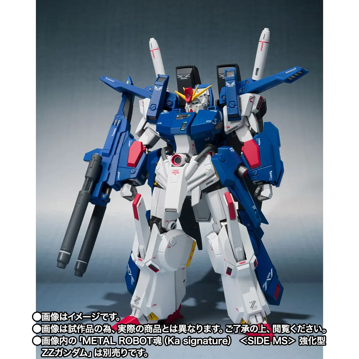 METAL ROBOT魂 Ka signature 強化型ZZ鋼彈全裝甲配件組！重現超絕巨型加農砲重武裝型態 細節特寫