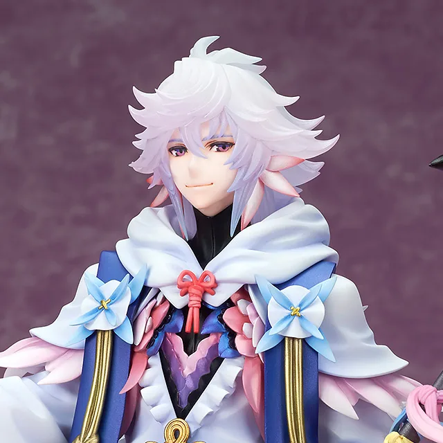 ALTER《Fate/Grand Order》Caster 梅林 1/8 比例塗裝完成品:花之魔術師完全評測 細節特寫