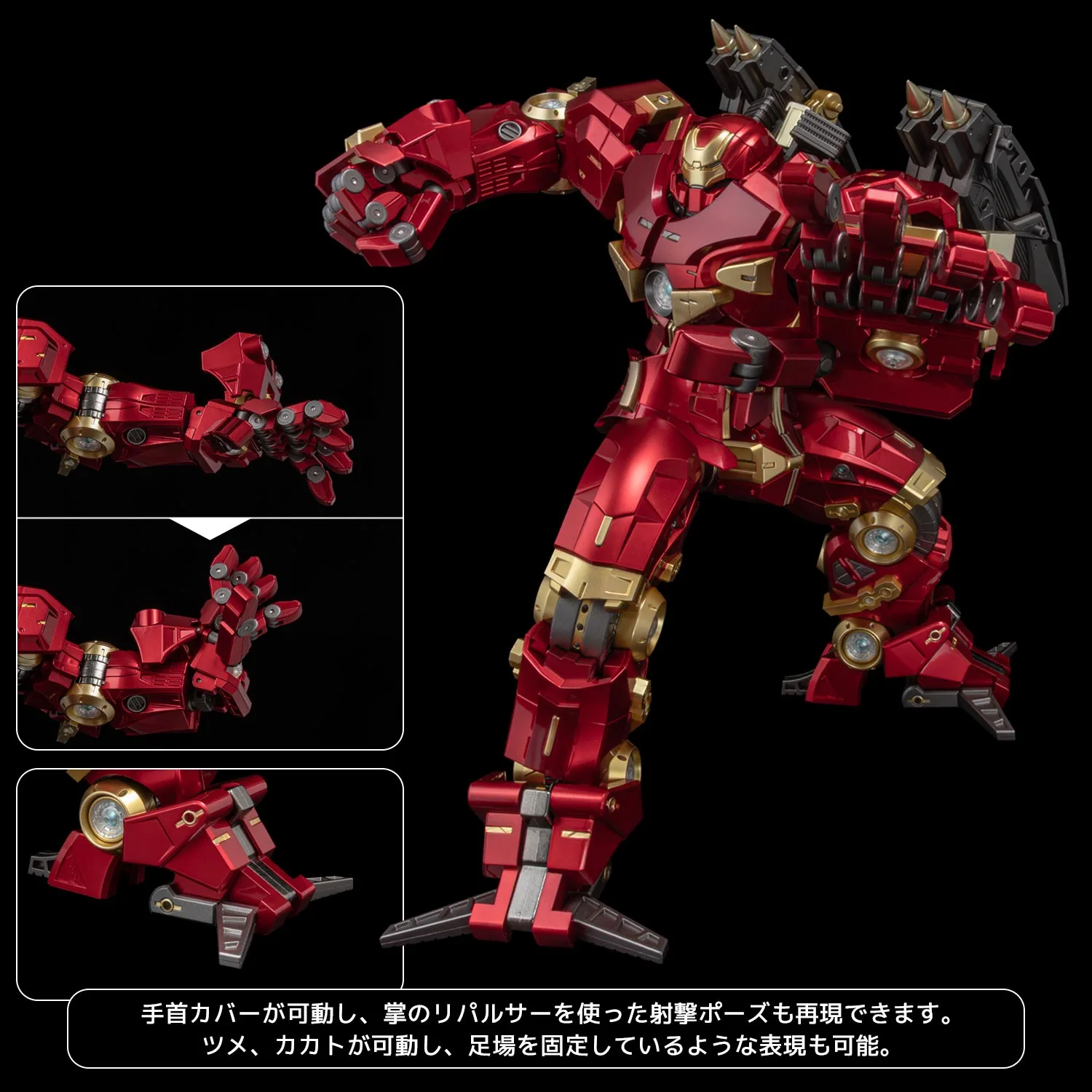 千值練 Fighting Armor《漫威》綠巨人浩克:裝甲重拳旗艦評測 細節特寫