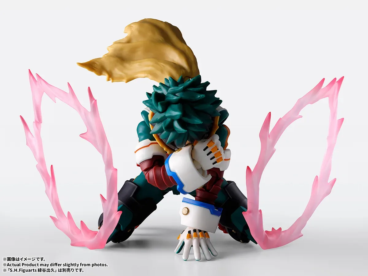 S.H.Figuarts《我的英雄學院》ONE FOR ALL PLUS ULTRA 配件組登場!二代到七代個性特效一次收齊 細節特寫