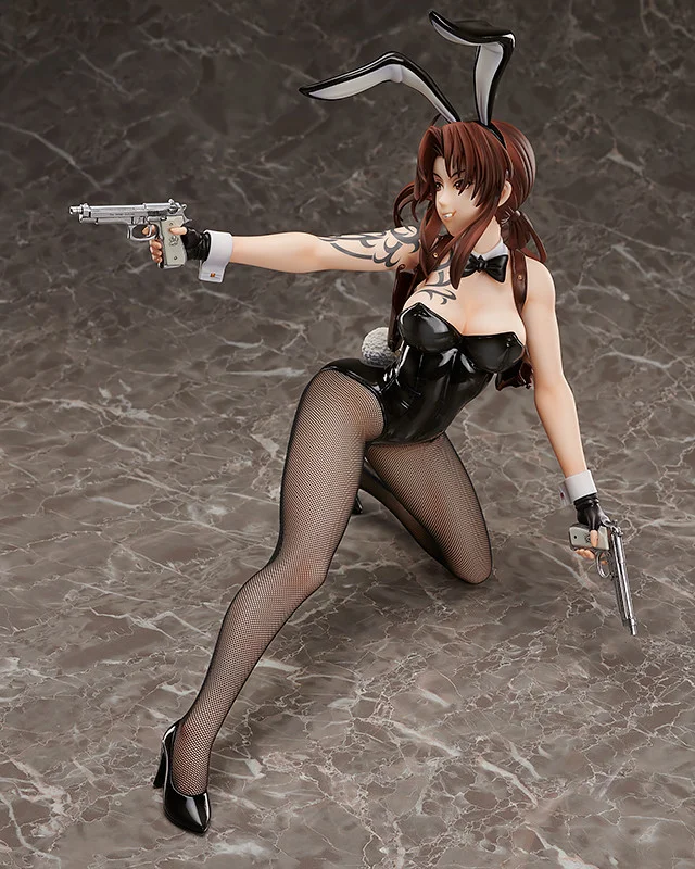 FREEing B-Style《黑礁 BLACK LAGOON》蕾薇 1/4 兔女郎公仔 細節展示特寫 (5)