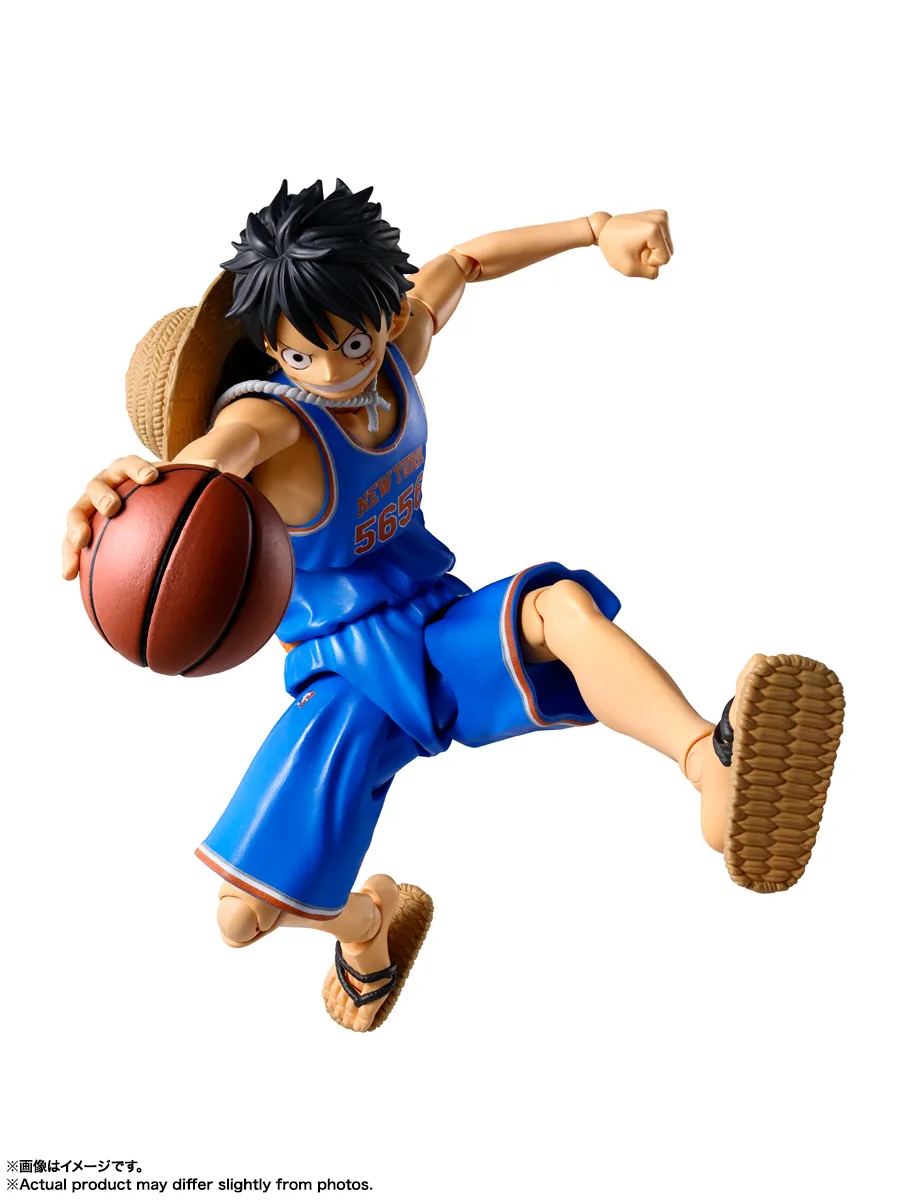 紐約尼克隊球衣魯夫開打！S.H.Figuarts《航海王》跨界聯名可動公仔 2026年10月24日正式發售 細節特寫