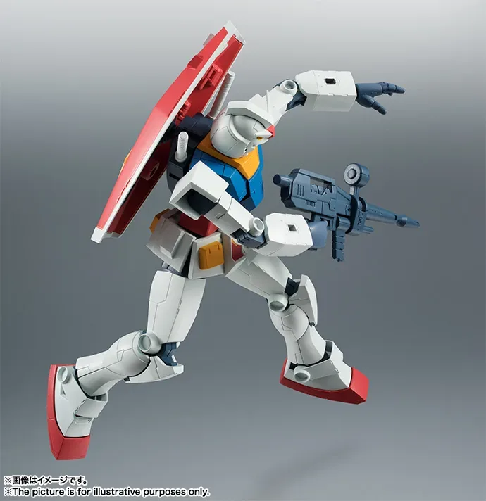 經典初鋼傳奇再臨！BANDAI SPIRITS《機動戰士鋼彈》ROBOT魂 RX-78-2 鋼彈 ver. A.N.I.M.E. 開啟預購 細節特寫