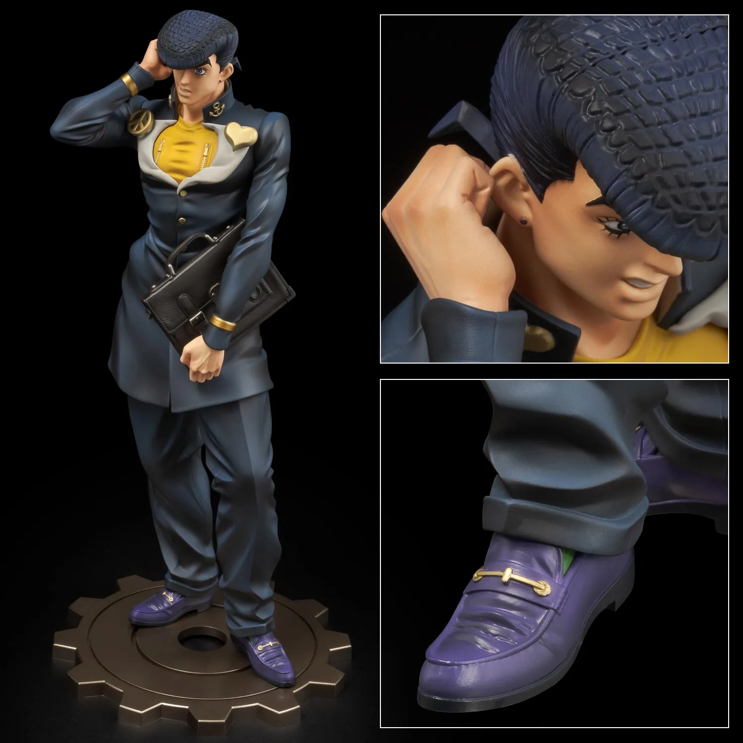 千值練《JOJO的奇妙冒險》東方仗助:瘋狂鑽石黃金工藝評測 展示照