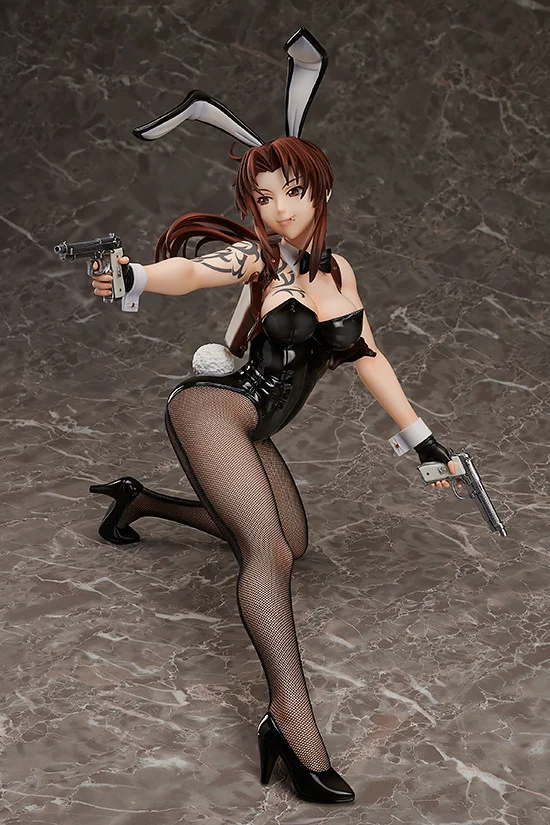 FREEing B-Style《黑礁 BLACK LAGOON》蕾薇 1/4 兔女郎公仔 細節展示特寫 (1)