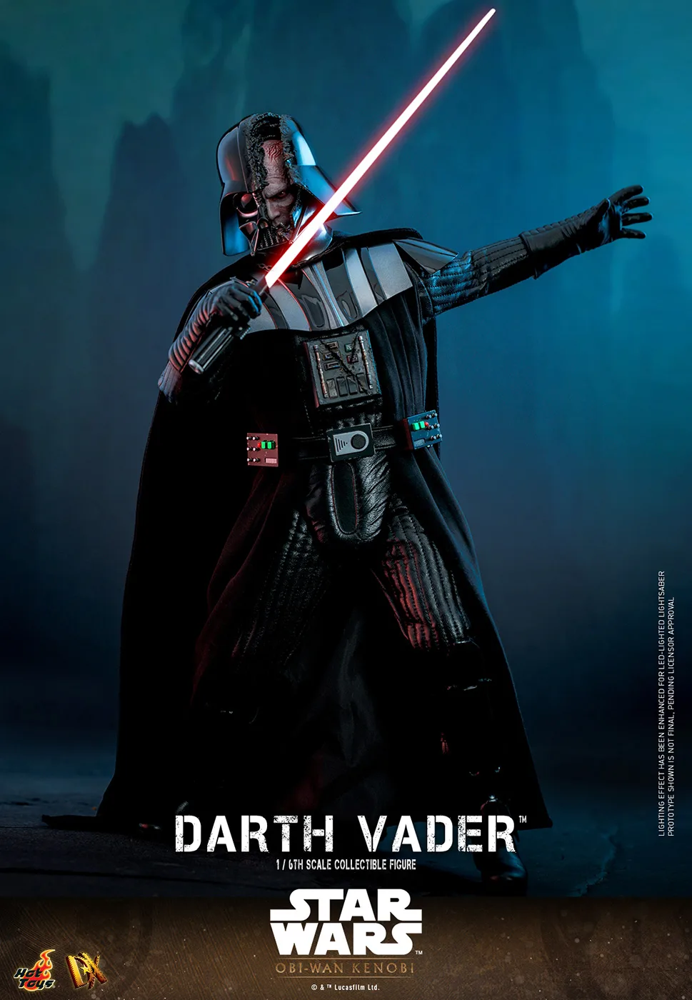 Hot Toys《星際大戰:歐比王·肯諾比》達斯·維達 豪華版 1/6 可動人偶:旗艦工藝完全評測 細節特寫