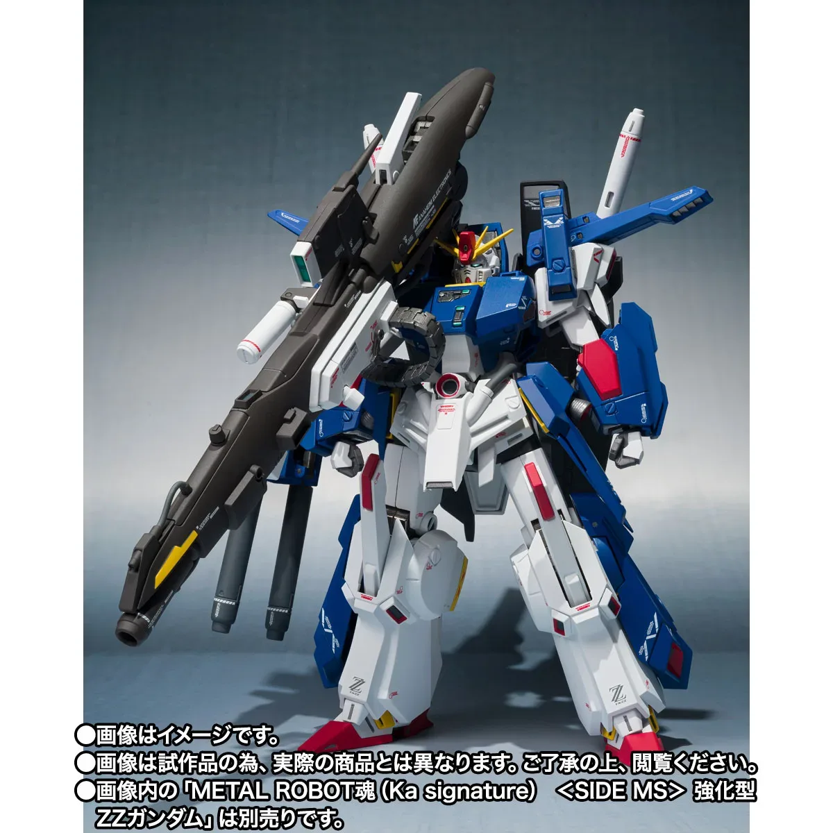 METAL ROBOT魂 Ka signature 強化型ZZ鋼彈全裝甲配件組！重現超絕巨型加農砲重武裝型態 細節特寫