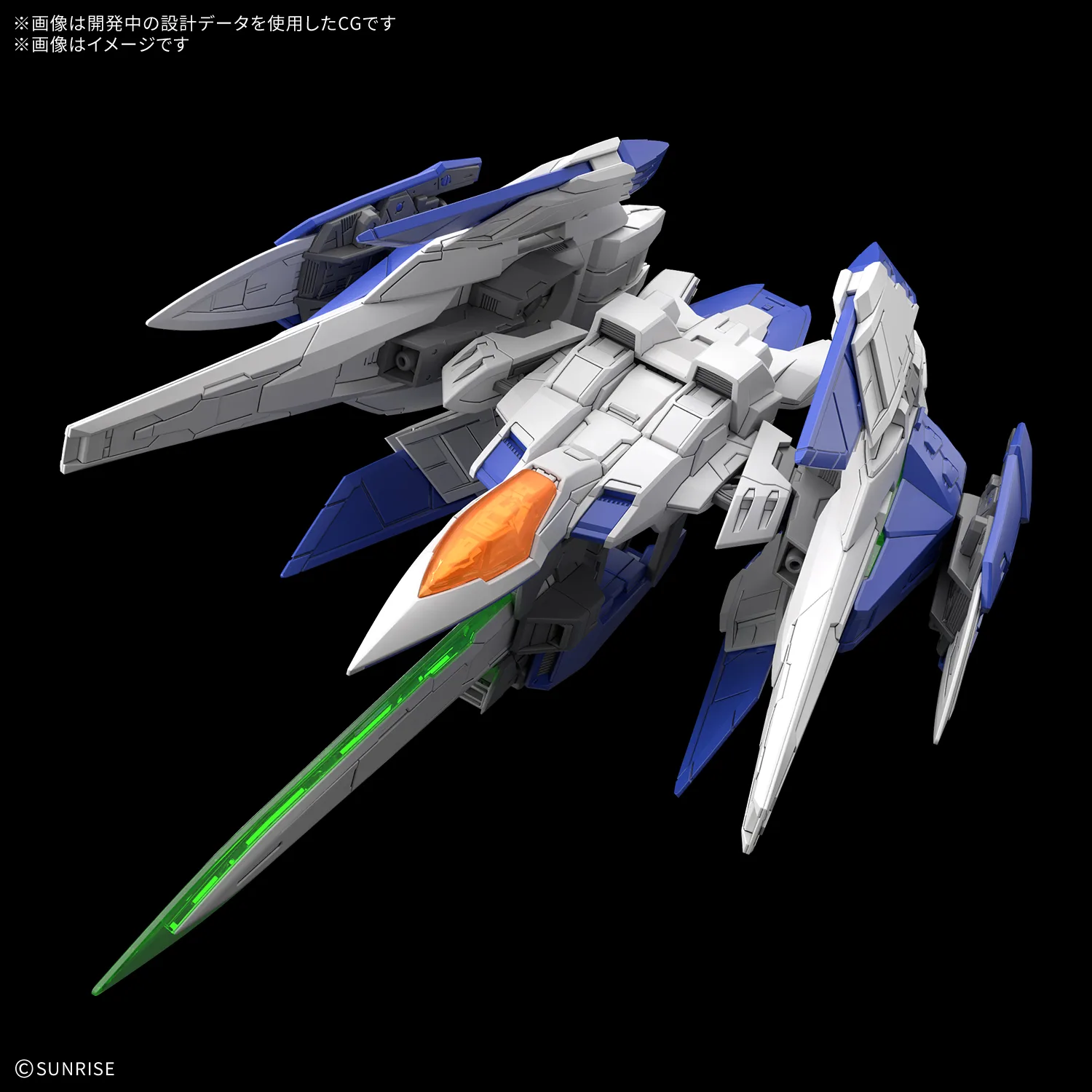 萬代 MGSD《機動戰士鋼彈00》00強化模組 預計2027年3月發售 搭載原創展開機構與全套特效武裝 細節特寫