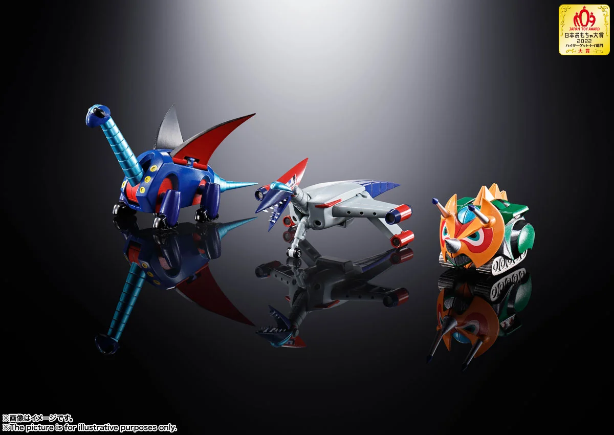 超合金魂 GX-100 碰碰與大空魔龍凱王(Gaiking & Daiku-Maryu)終極合體巨作:旗艦工藝完全評測 細節特寫