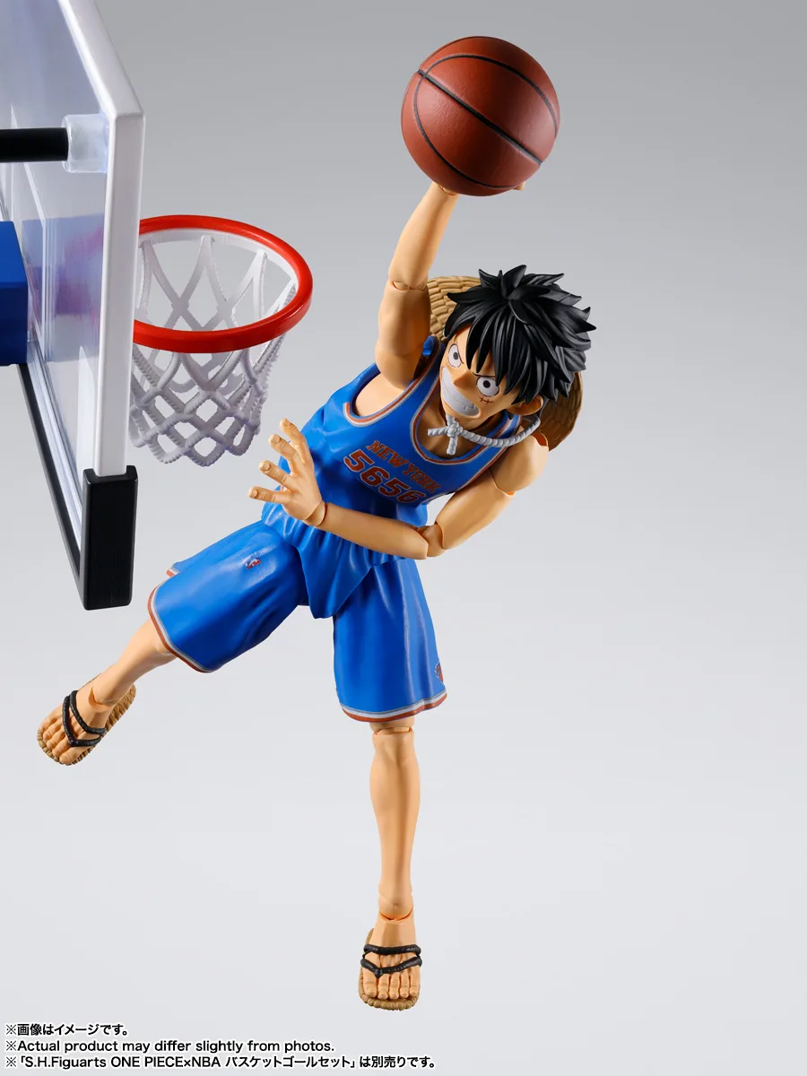 紐約尼克隊球衣魯夫開打！S.H.Figuarts《航海王》跨界聯名可動公仔 2026年10月24日正式發售 細節特寫