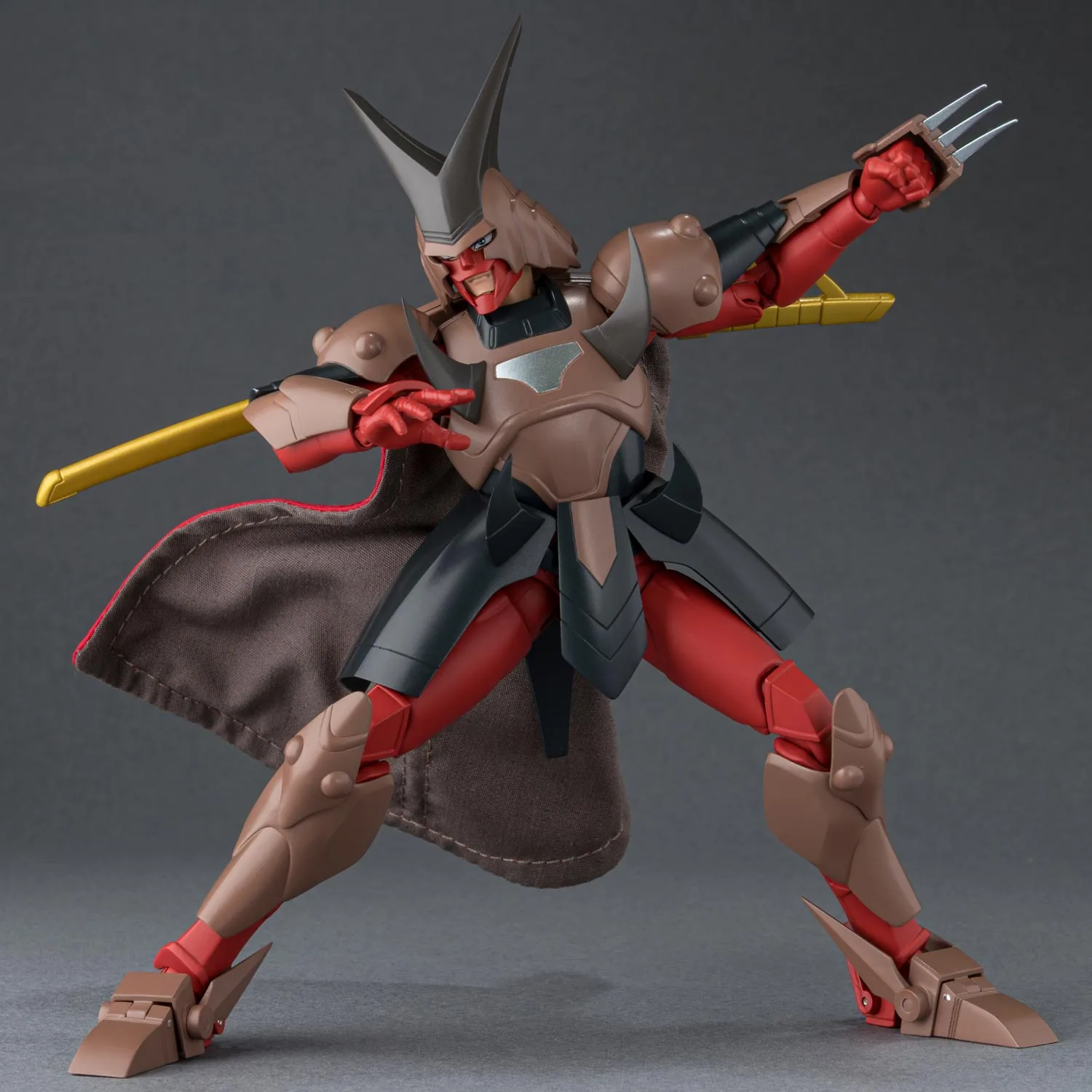 千值練 超彈可動《魔神壇鬥士》阿努比斯:忠義鬼魔旗艦評測 展示照