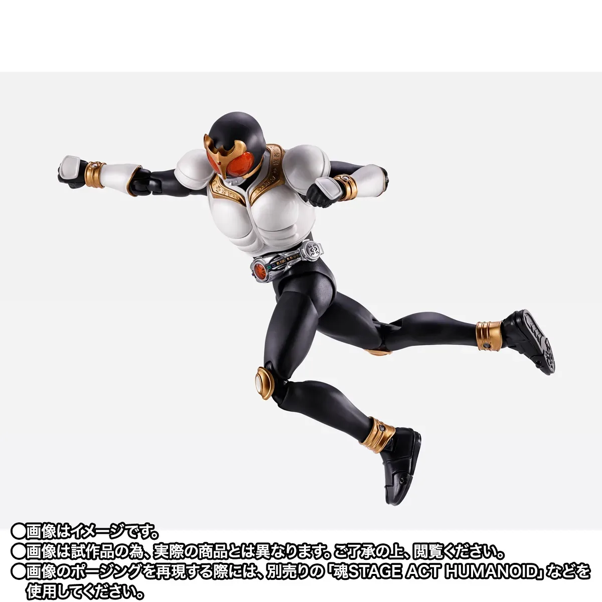S.H.Figuarts 真骨彫製法《假面騎士空我》初生型態 55週年紀念版登場 附屬經典三連踢發光腳踝配件 細節特寫